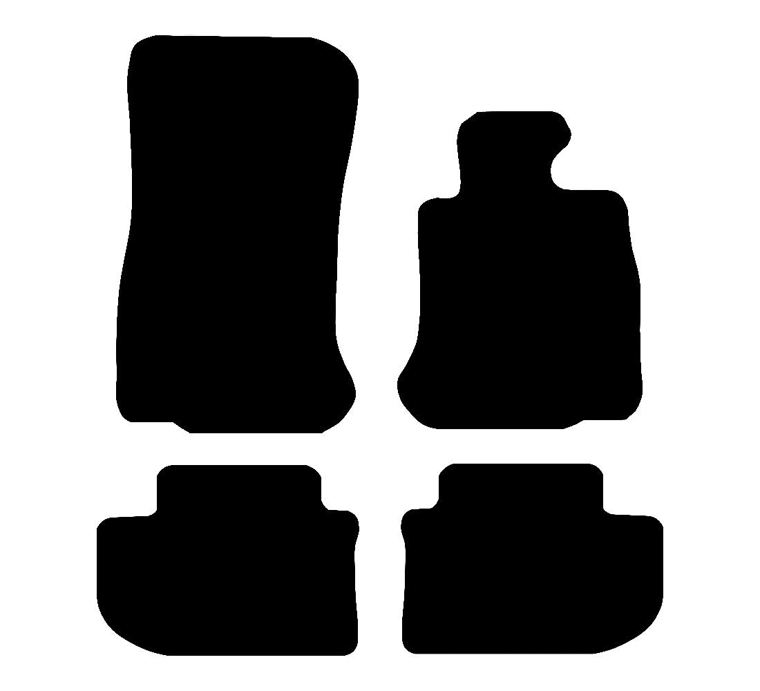 BMW 6 Series Grand Coupe F06 2012 to Present Car Mats vehicle mat pattern