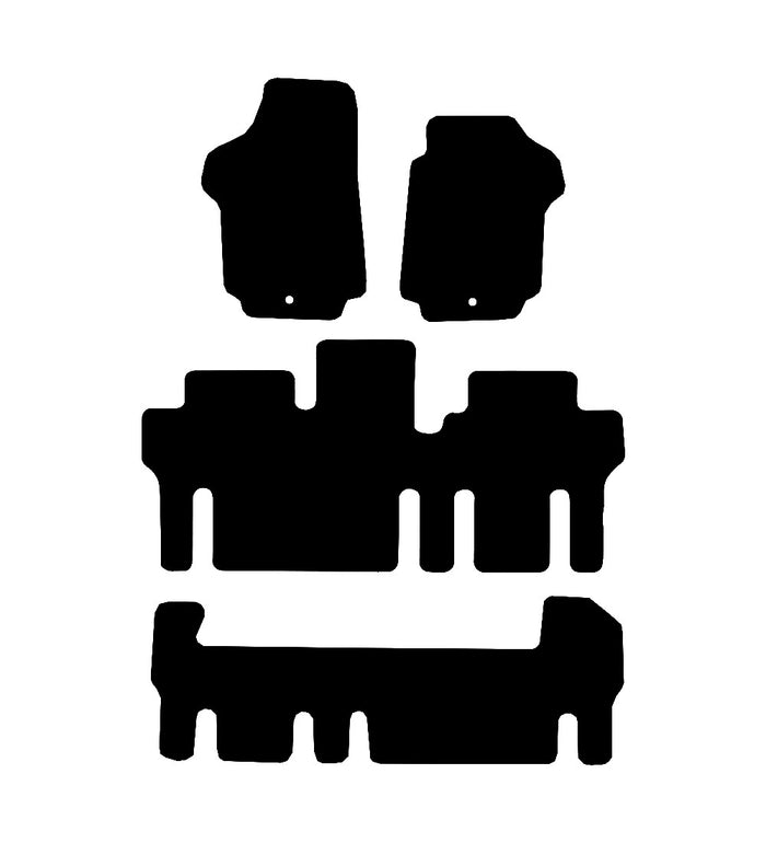 Hyundai i800 MPV Van 2007 to Present Car Mats vehicle mat pattern