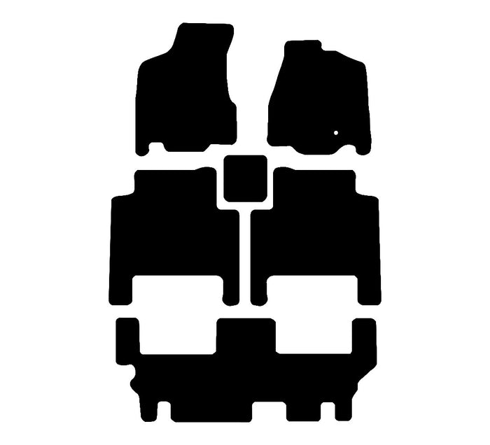 Chrysler Grand Voyager 2008 - 2015 Car Mats vehicle mat pattern