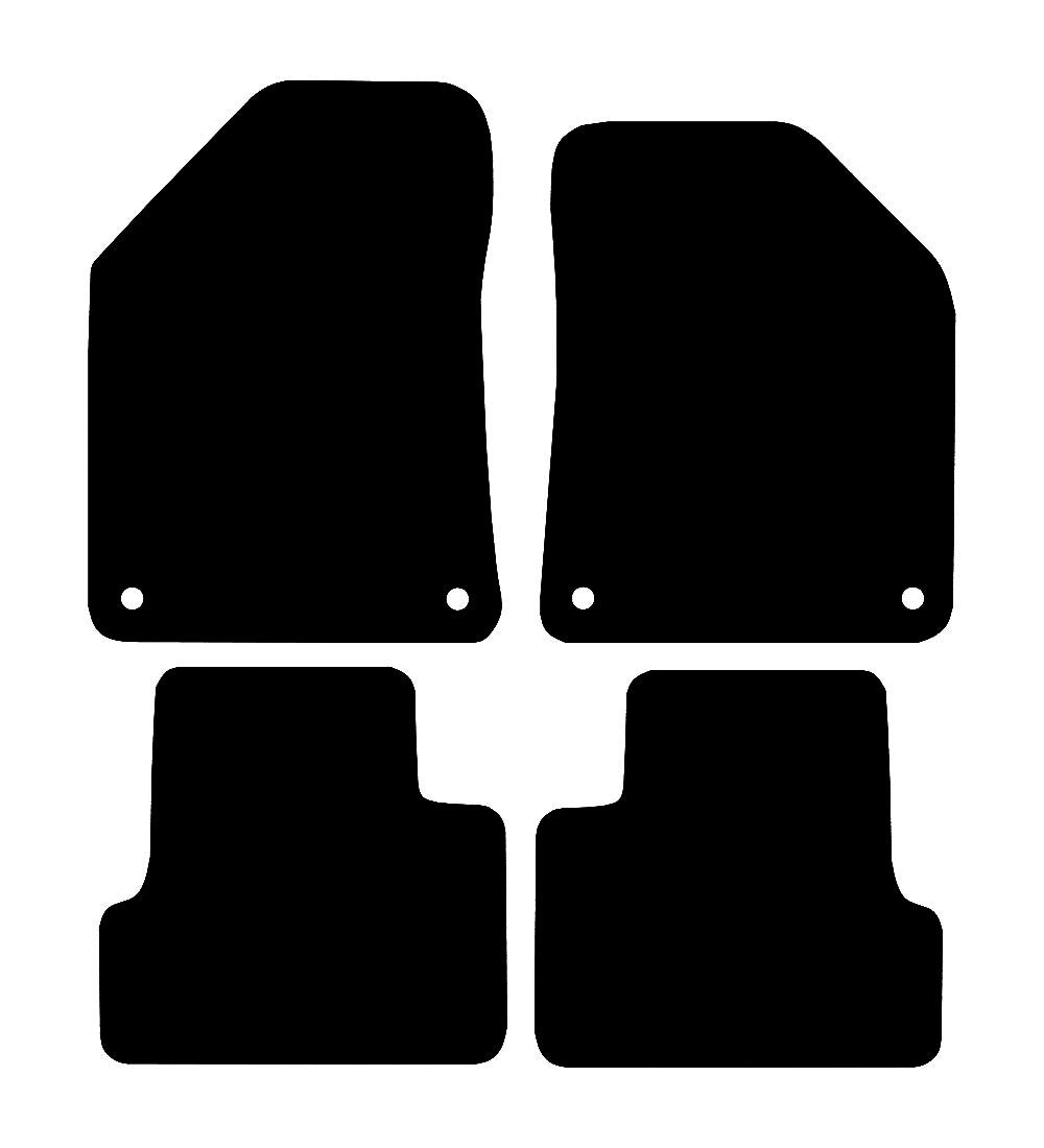 Chrysler Cherokee 2014 to Present Car Mats vehicle mat pattern