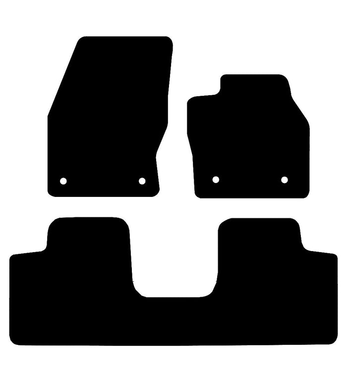 Ford C Max (FRC) (One Piece Backmat) 2015 to Present Car Mats vehicle mat pattern