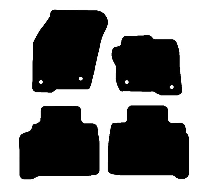 Ford S-Max 2015 - 2020 Car Mats vehicle mat pattern