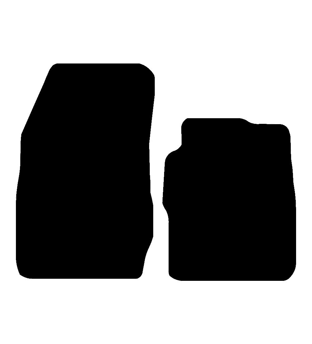 Ford Transit Courier 2014 - 2019 Car Mats vehicle mat pattern