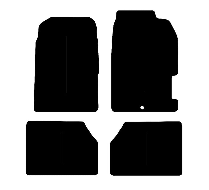 Honda Prelude 1996 - 2001 Car Mats vehicle mat pattern