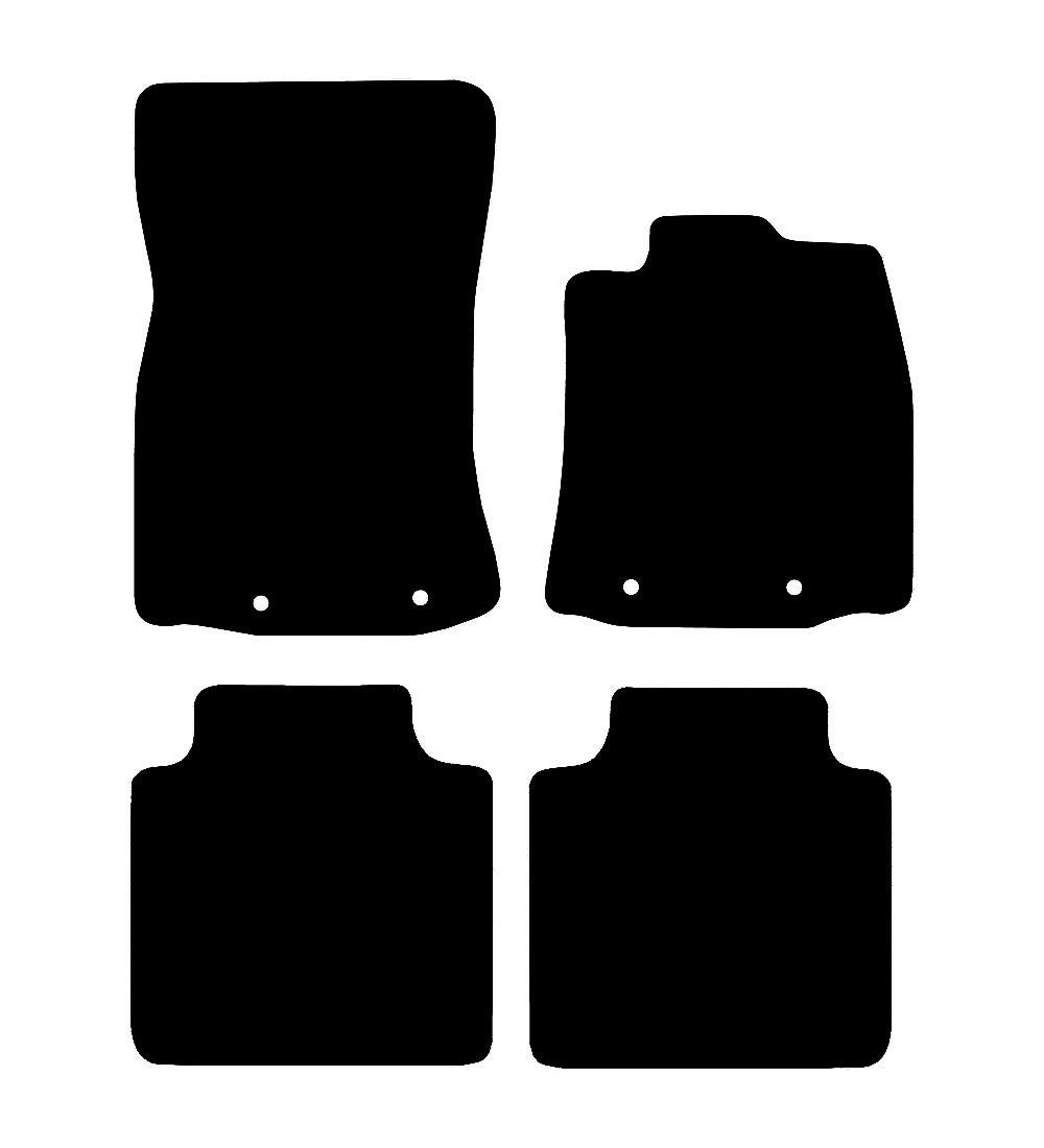 Jaguar XJ (LWB) (X351) 2010 to Present Car Mats vehicle mat pattern