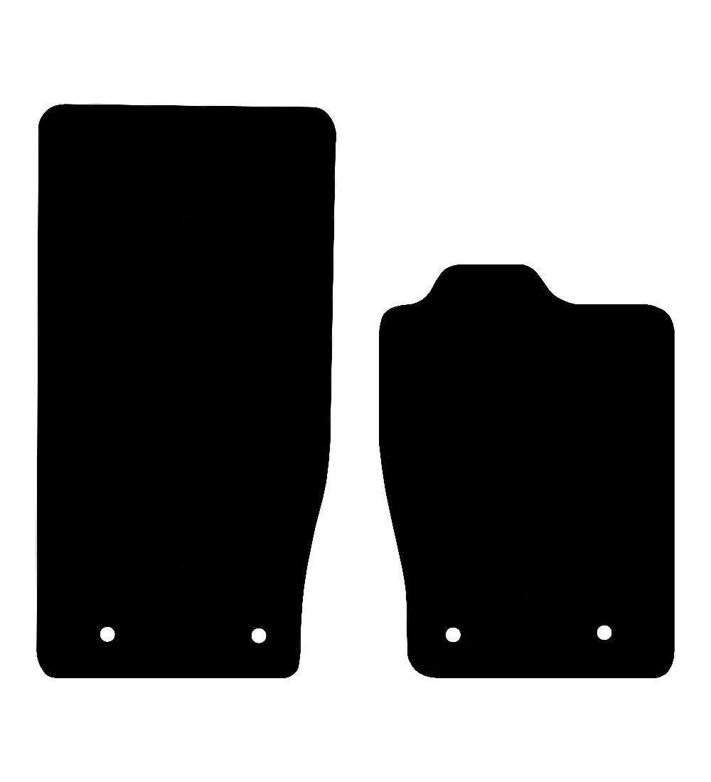 Jaguar XK (X150) (Fronts) 2006 to Present Car Mats vehicle mat pattern