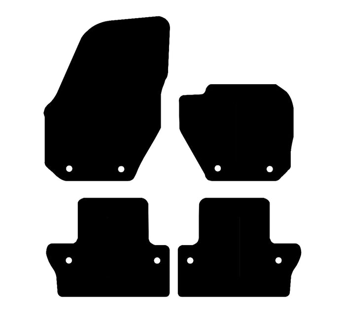 Volvo V60 Automatic 2010 - 2018 Car Mats vehicle mat pattern