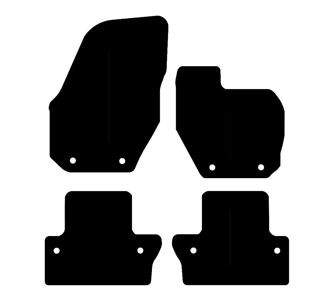 Volvo V60 Manual 2010 - 2018 Car Mats vehicle mat pattern