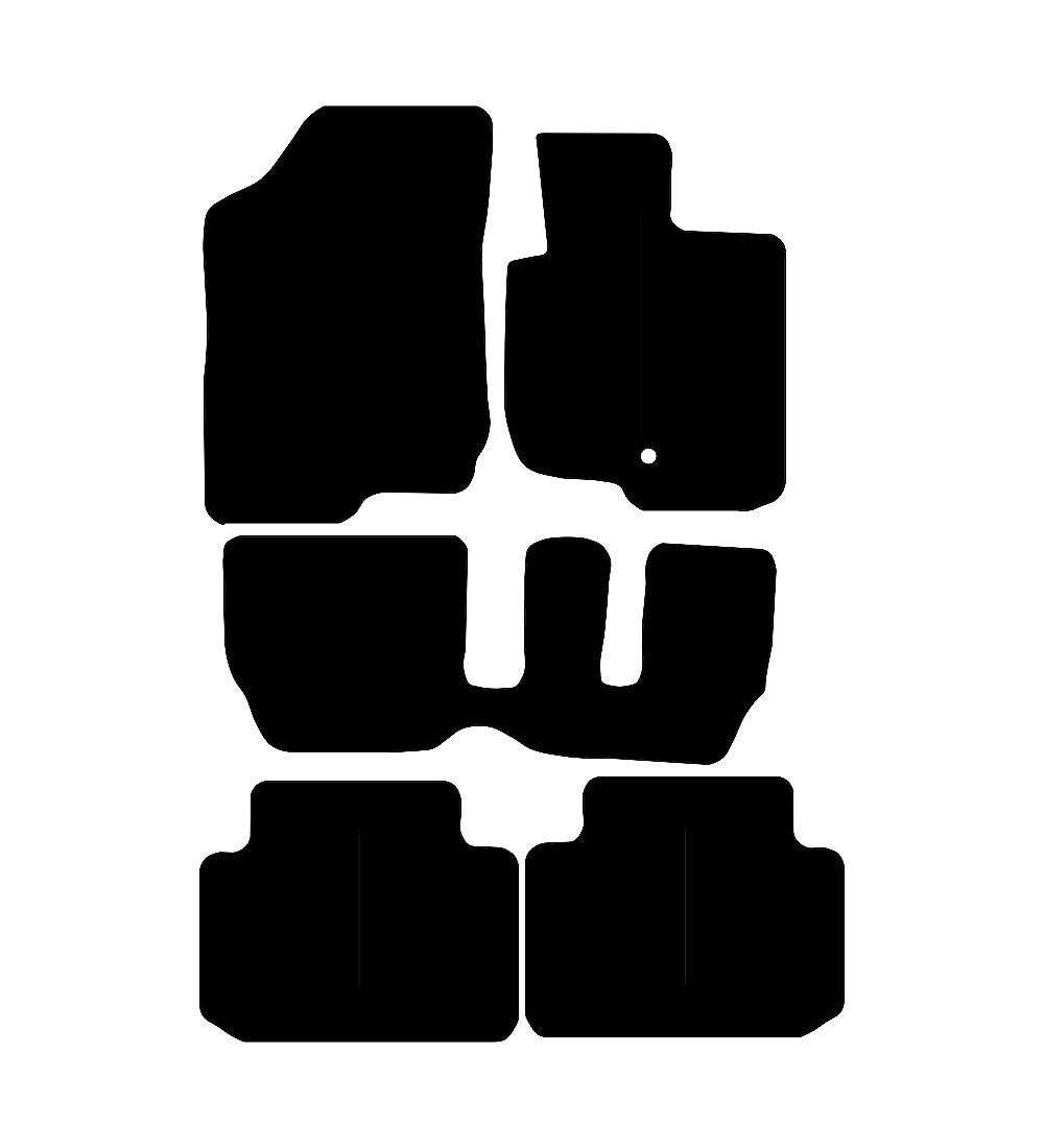 Kia Carens (7 Seater) (Automatic) 2007 - 2012 Car Mats vehicle mat pattern