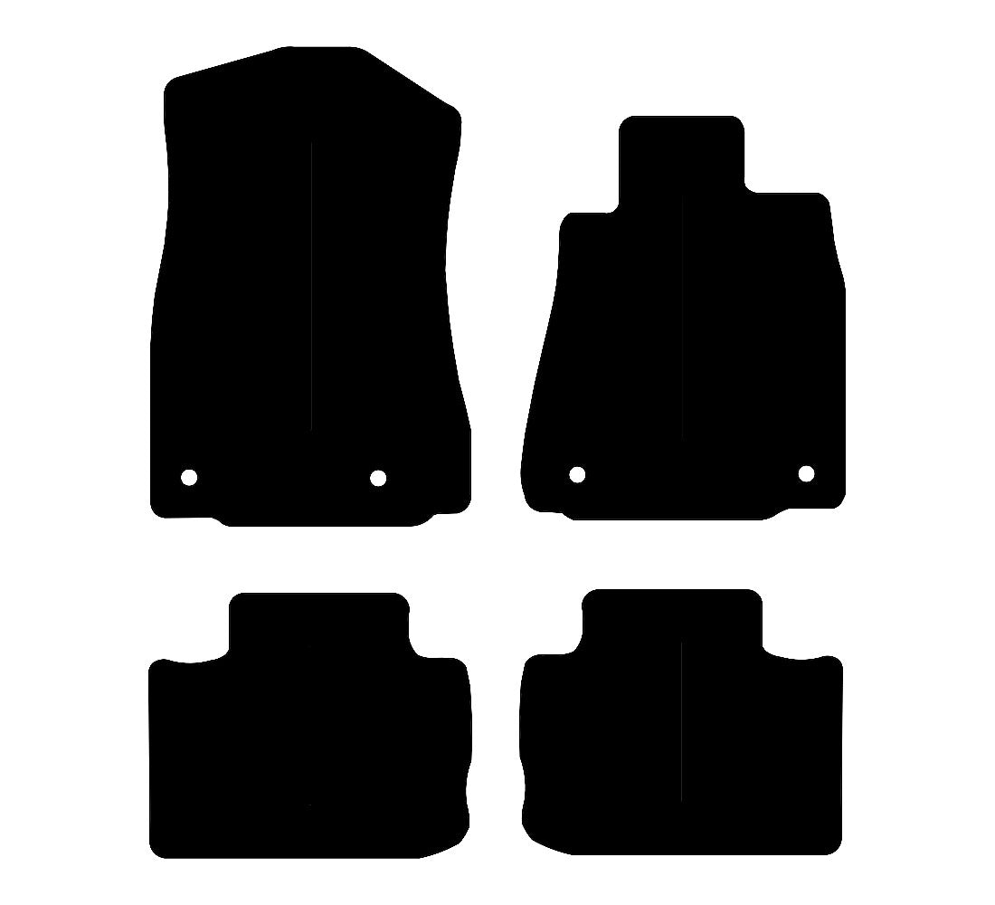 Lexus IS300H 2013 to Present Car Mats vehicle mat pattern