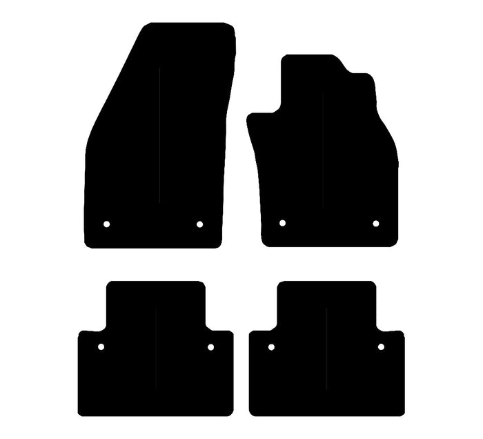 Volvo V50 Auto 2003 - 2013 Car Mats vehicle mat pattern