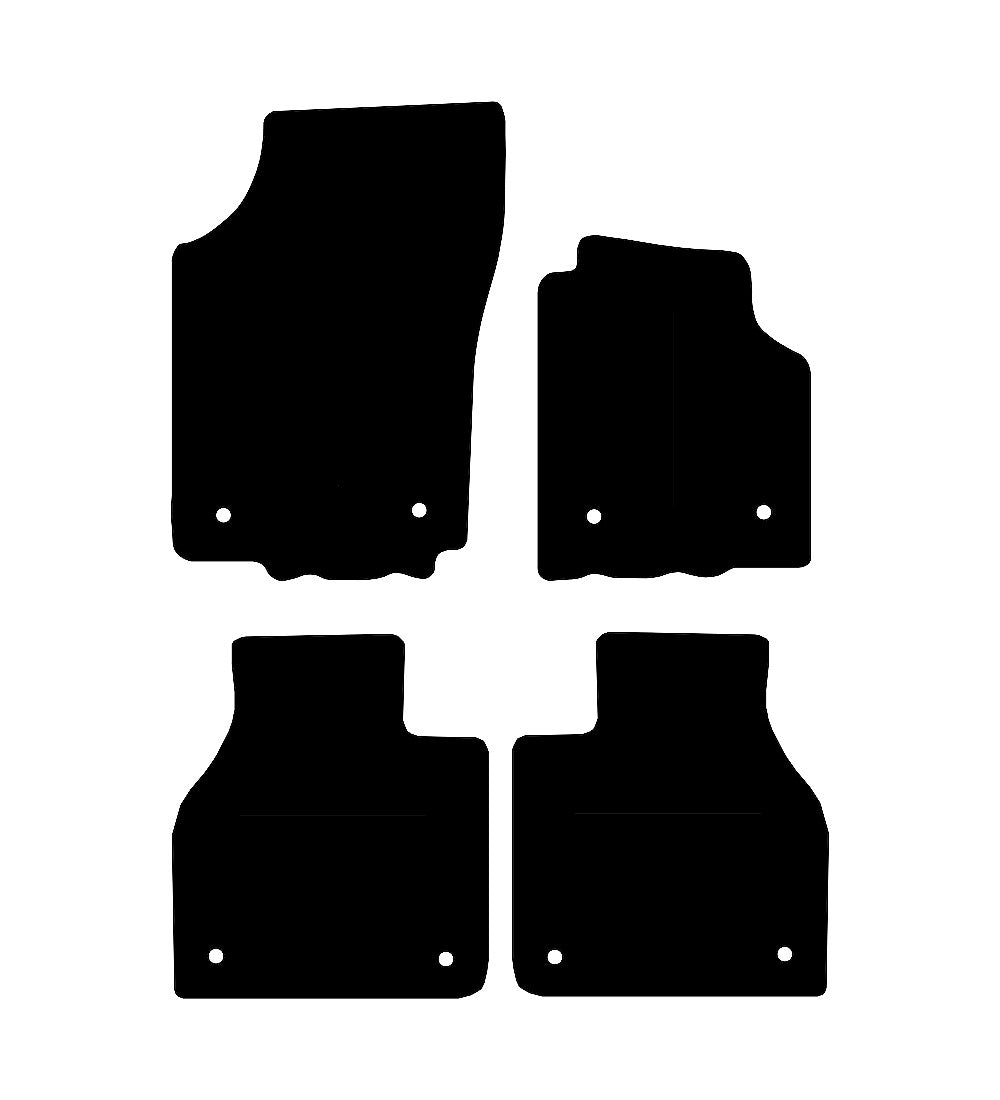 Volkswagen Phaeton (LWB) 2002 - 2016 Car Mats vehicle mat pattern