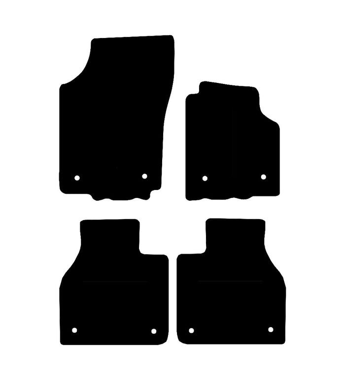 Volkswagen Phaeton (LWB) 2002 - 2016 Car Mats vehicle mat pattern