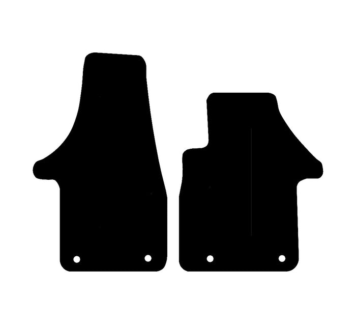 Volkswagen Caravelle T5 (Fronts Only) 2004 - 2020 Car Mats vehicle mat pattern