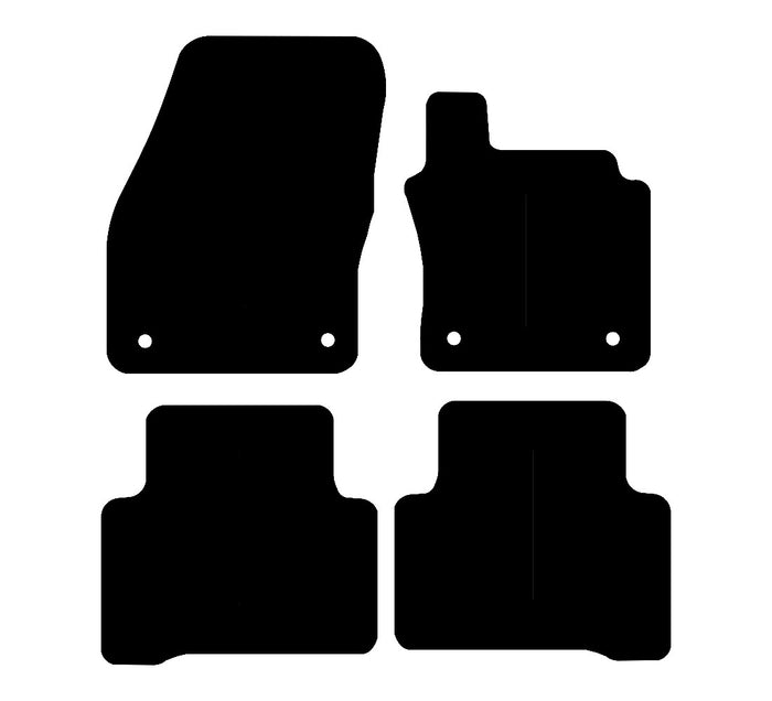 Volkswagen Touran 2017 to Present Car Mats vehicle mat pattern