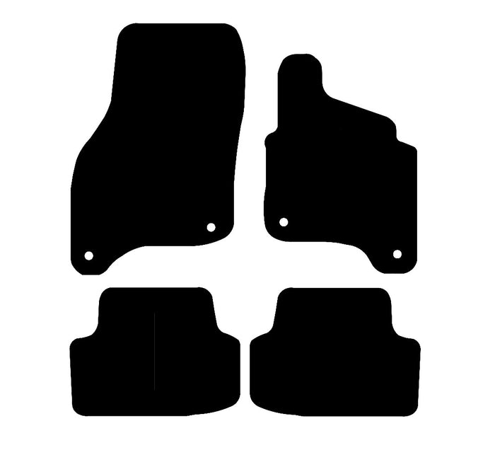 Volkswagen E-Golf 2015 - 2020 Car Mats vehicle mat pattern