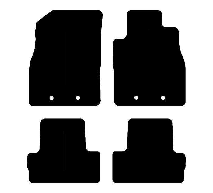 Vauxhall Ampera 2011 to Present Car Mats vehicle mat pattern