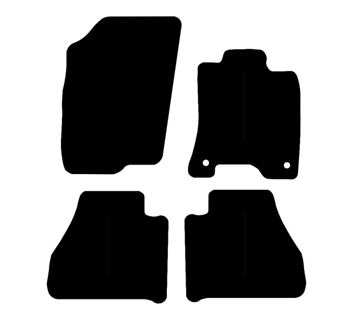 Mercedes X Class 2017 to Present Car Mats vehicle mat pattern