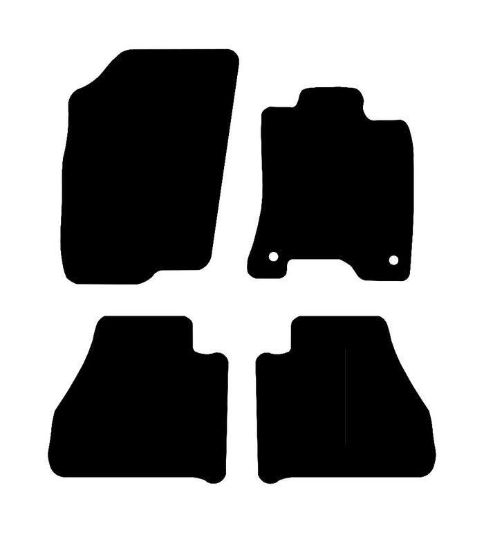 Nissan Navara (NP300) 2016 to Present Car Mats vehicle mat pattern