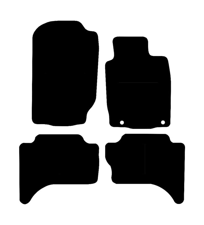 Mitsubishi L200 (Square Edge) 2015 to Present Car Mats vehicle mat pattern