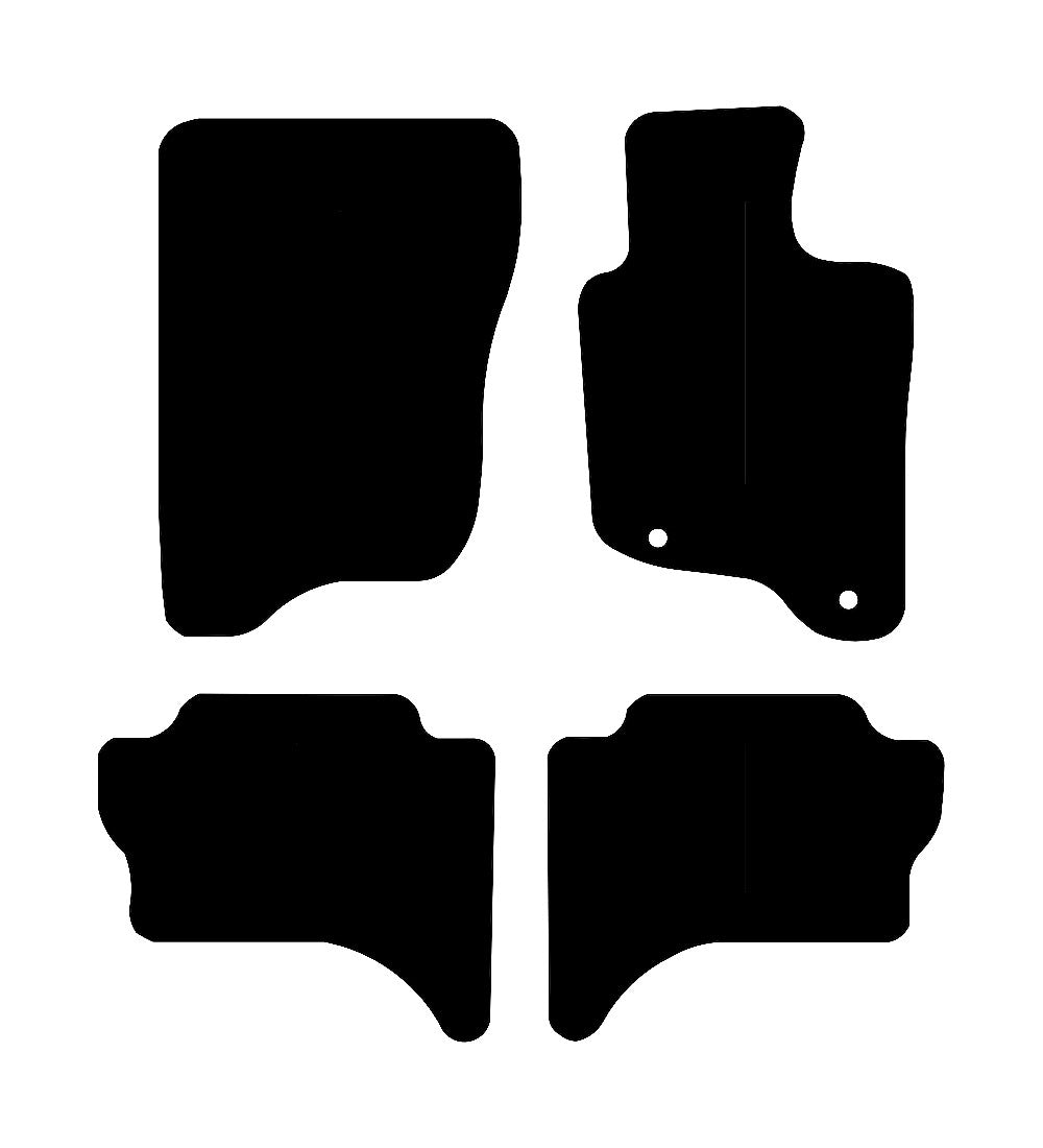 Mitsubishi L200 (Stepped Edge) 2015 to Present Car Mats vehicle mat pattern