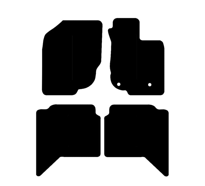 Toyota Hilux Double Cab 2012 - 2015 Car Mats vehicle mat pattern