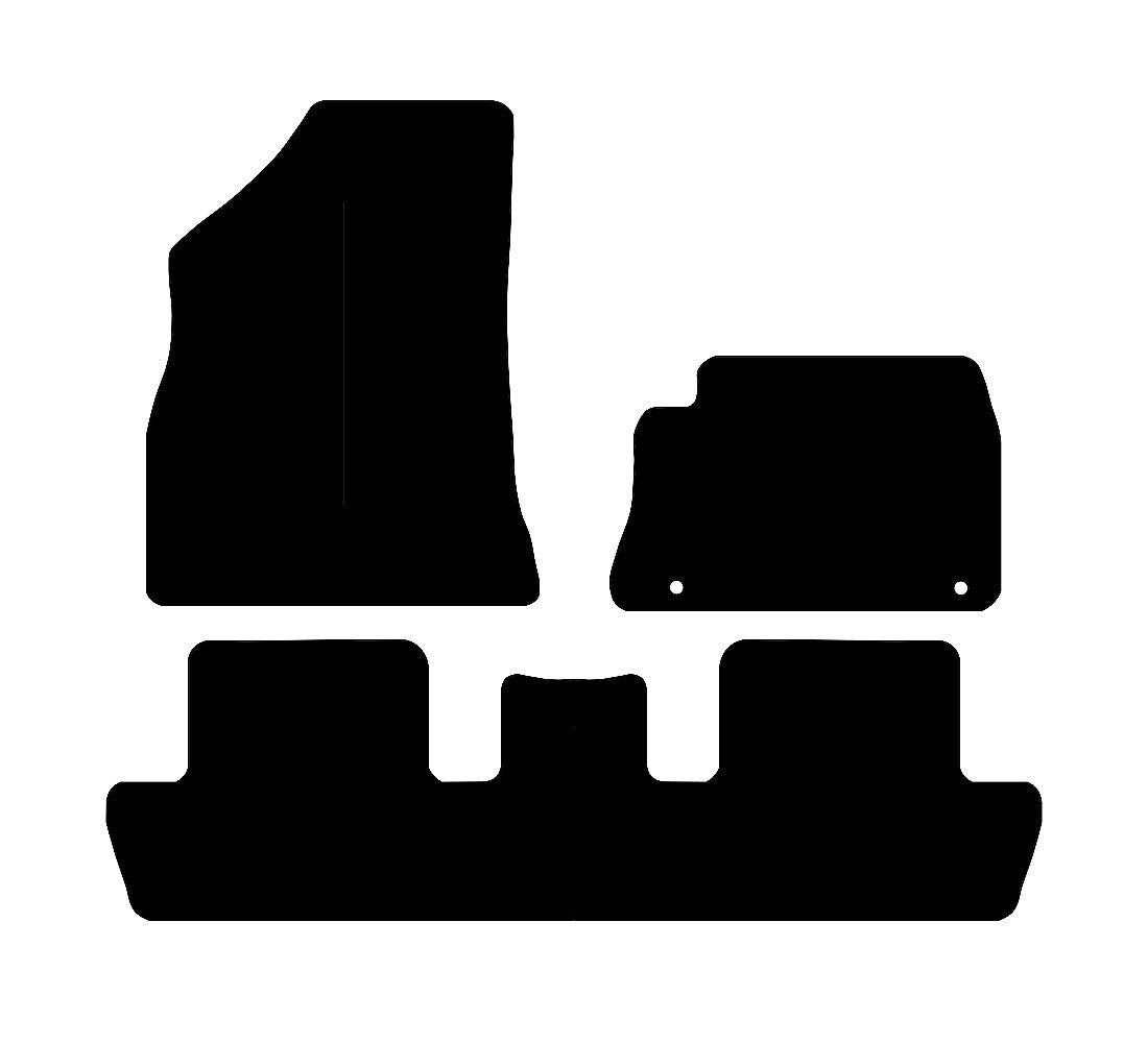 Peugeot 5008 2010 - 2017 Car Mats vehicle mat pattern