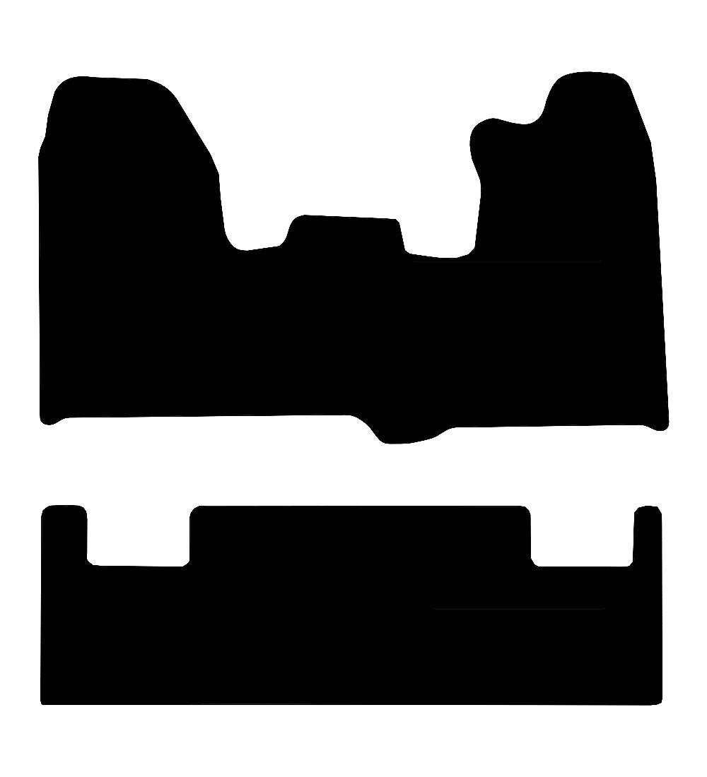 Ford Transit Custom Van (Double Cab Twin Door) 2013 - 2018 Car Mats vehicle mat pattern