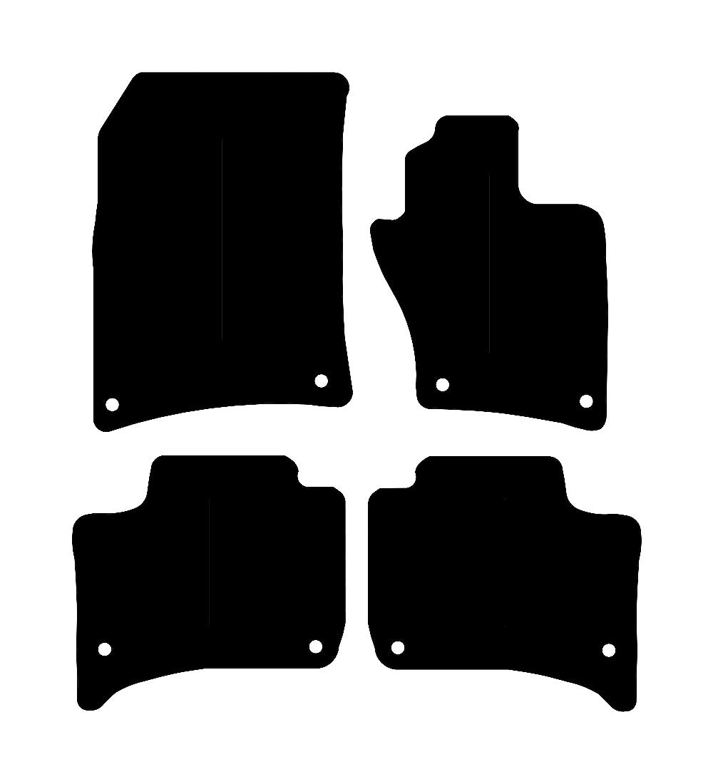Porsche Cayenne (MK2) 2010 - 2018 Car Mats vehicle mat pattern
