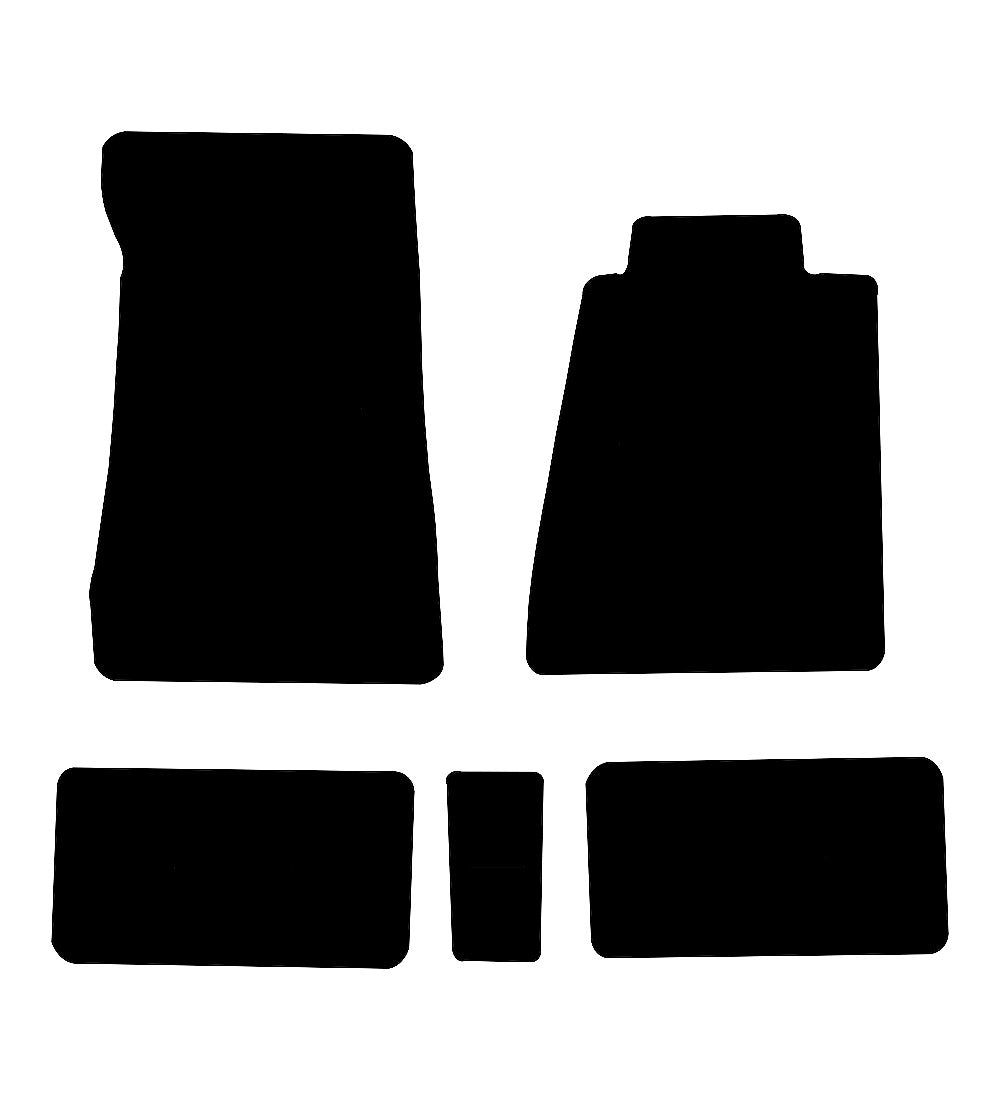 Mercedes SL (R107) 1972 - 1989 Car Mats vehicle mat pattern