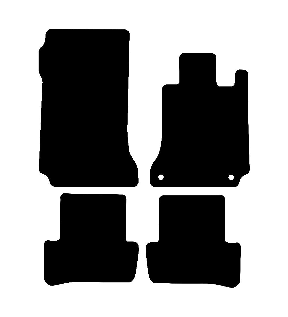 Mercedes E Class Saloon/Estate 2013 - 2015 Car Mats vehicle mat pattern