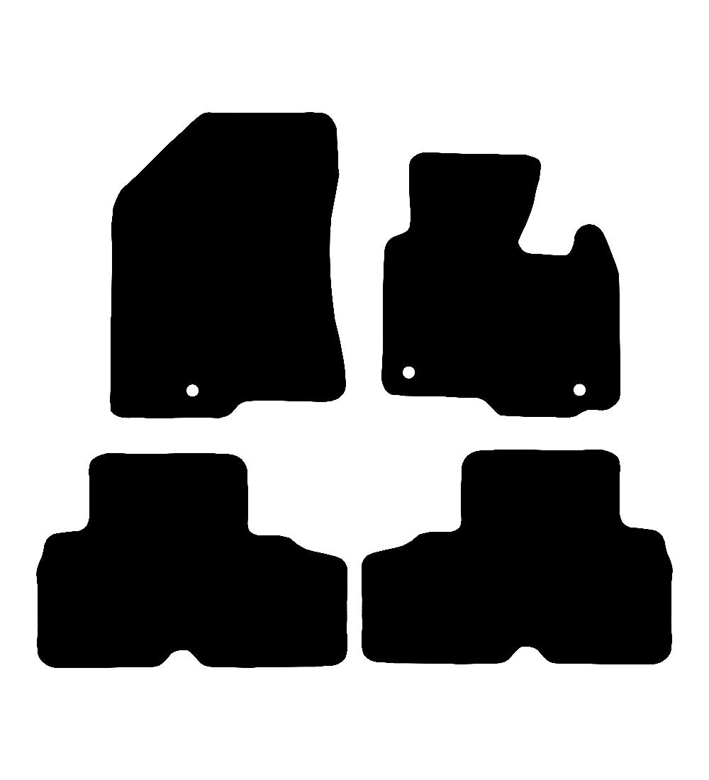 Kia Carens 2013 - 2020 Car Mats vehicle mat pattern