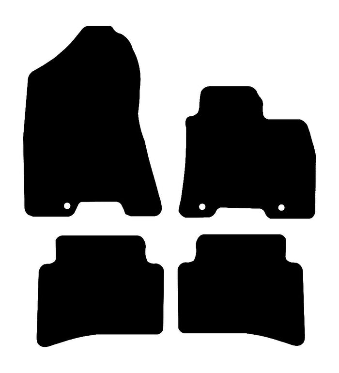 Hyundai Tucson 2017 - 2019 Car Mats vehicle mat pattern